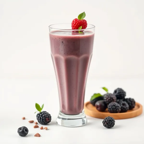 Smoothie Vegan de Mûres et Noisettes