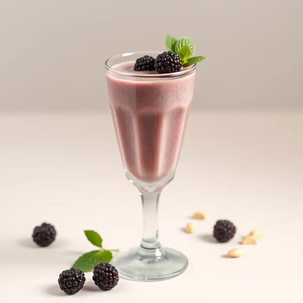 Smoothie Vegano de Amora e Pistache