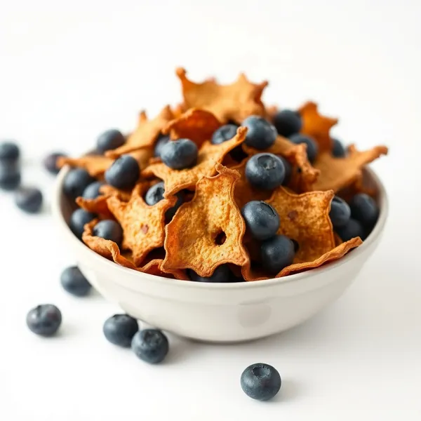 Chips de Mirtilo Vegano