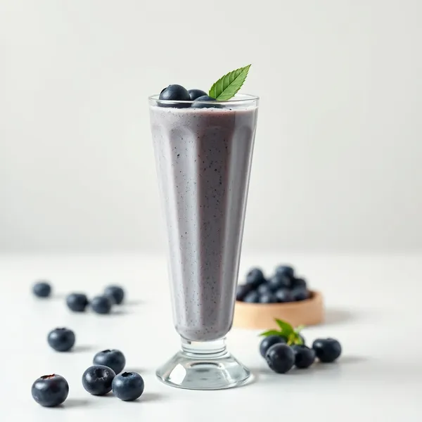 Vegan Blueberry Spelt Milk Smoothie