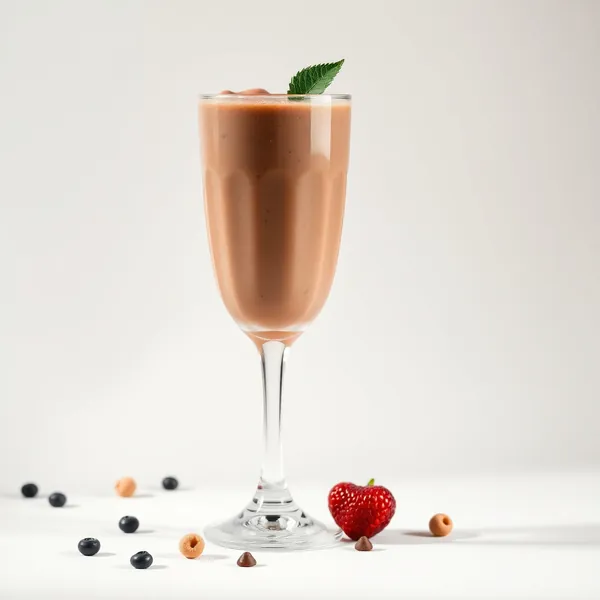Batido de Cacao en Polvo y Leche de Anacardo Vegano