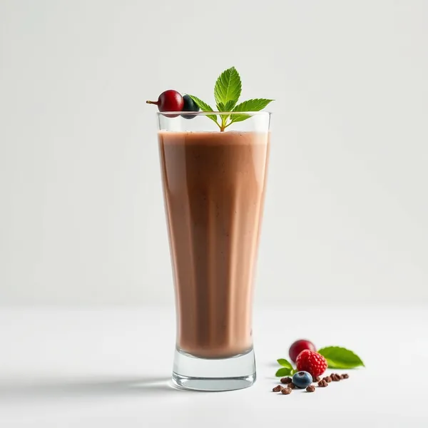 Smoothie de Cacau em Pó e Leite de Cânhamo