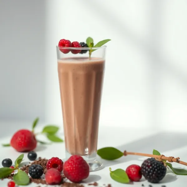 Batido de Cacao Vegano con Kefir de Leche