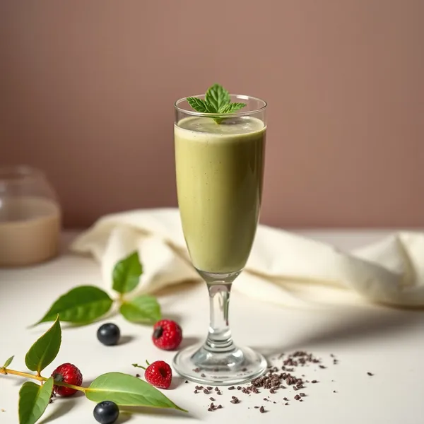 Smoothie de Cacao en Poudre Matcha Vegan