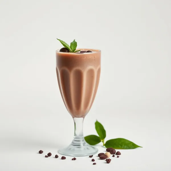 Smoothie au Cacao en Poudre et Lait de Pois Végane