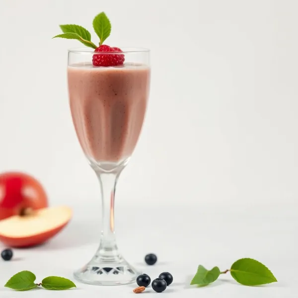 Smoothie Végane aux Graines de Chia et Jus de Pomme