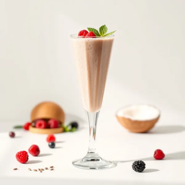 Smoothie Vegan aux Graines de Chia et Eau de Coco