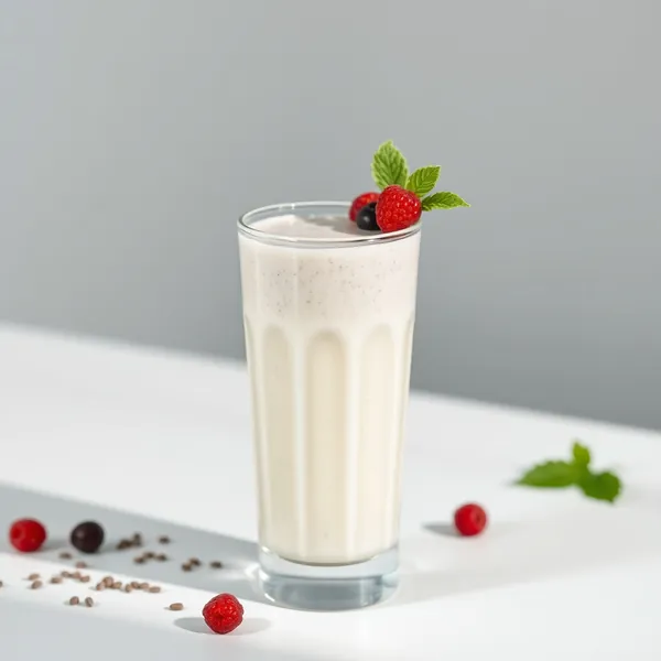 Vegan Chia Seed Kefir Milk Smoothie