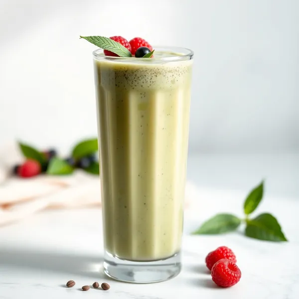 Smoothie Vegano de Chia e Matcha