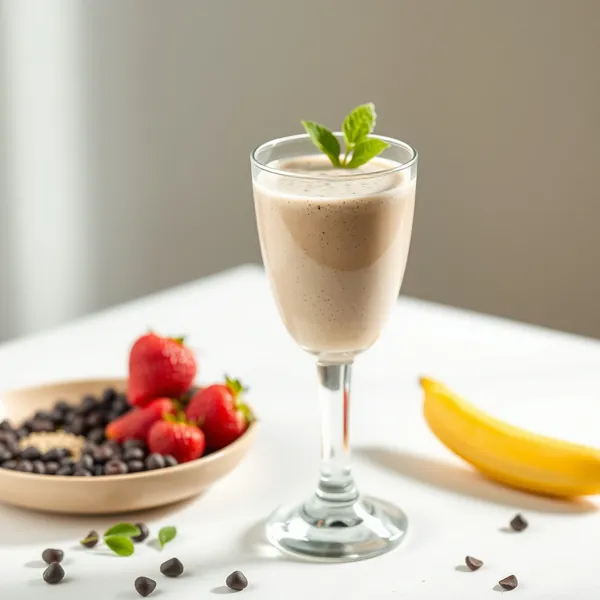 Smoothie Vegano di Semi di Chia e Latte di Piselli