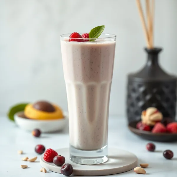 Smoothie de Leite de Pistache e Chia Vegano