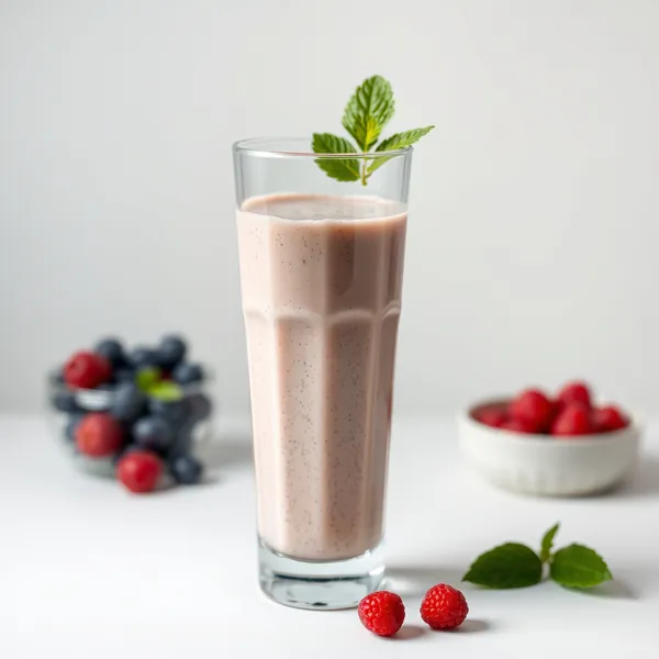 Vegan Chia Seed Rice Milk Smoothie