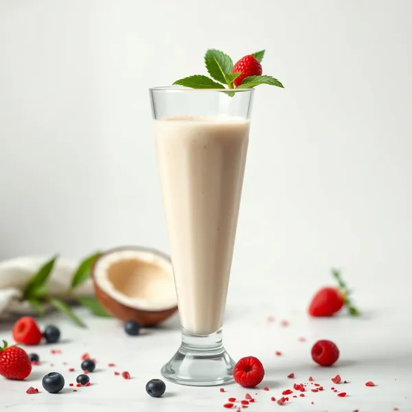 Smoothie de Leite de Coco e Cannabis Vegano