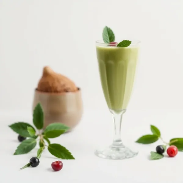 Smoothie de Thé Matcha de Coco Végane