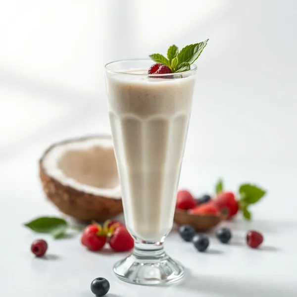Batido Vegano de Leite de Coco e Arroz