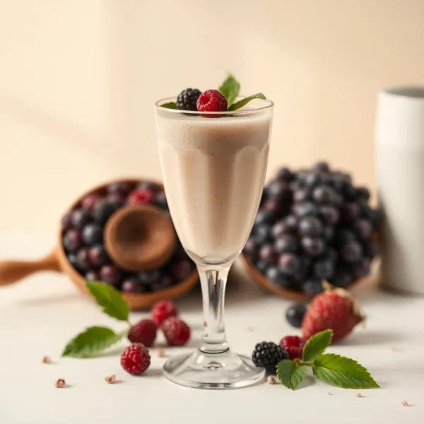 Vegan Ginger Hemp Milk Smoothie