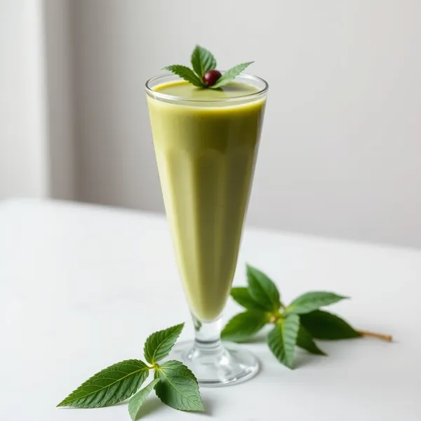 Vegan Ginger Matcha Tea Smoothie