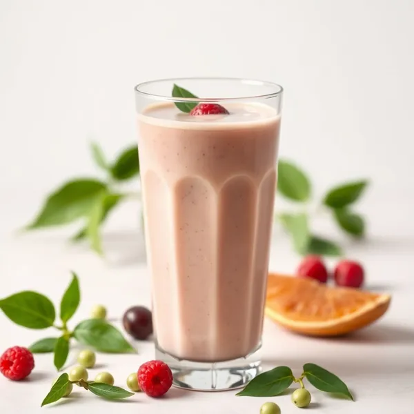 Batido Vegano de Leite de Ervilha e Gengibre