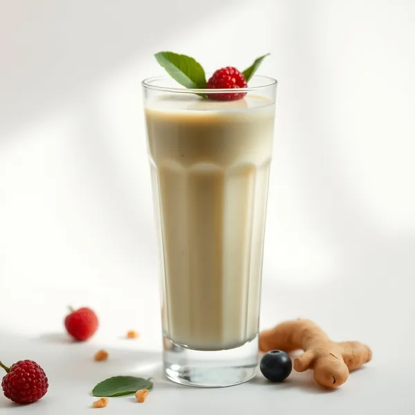 Smoothie de Lait de Riz au Gingembre Vegan
