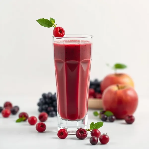 Smoothie Vegano de Suco de Goji e Maçã