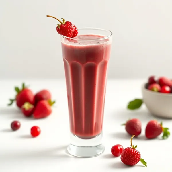 Smoothie Vegano de Baya de Goji e Iogurte Grego