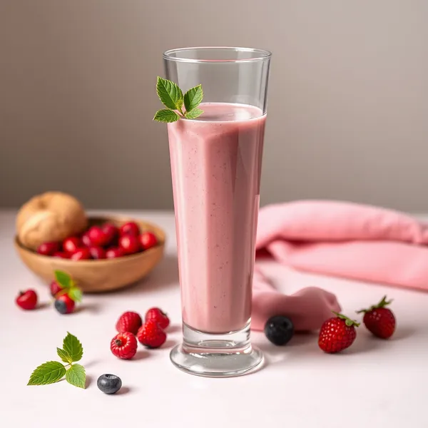 Smoothie Vegano de Baya Goji e Leite de Avelã
