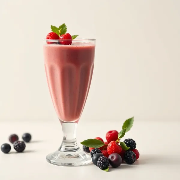 Vegan Goji Beere Hanfmilch Smoothie
