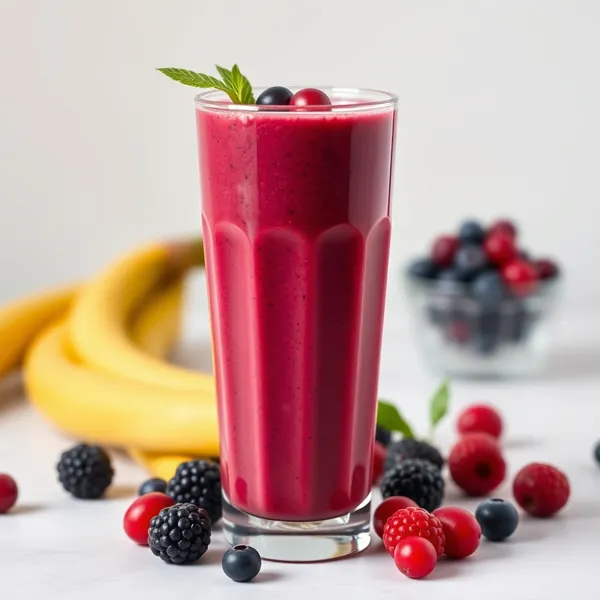 Vegan Goji-Beeren Macadamia Milch Smoothie