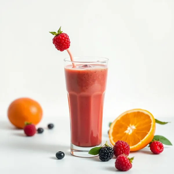 Vegan Goji-Beeren Orange Saft Smoothie