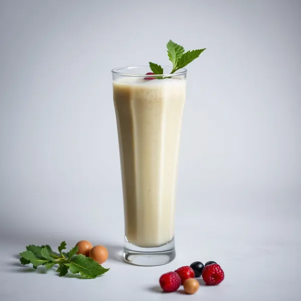 Vegan Kale Macadamia Milk Smoothie