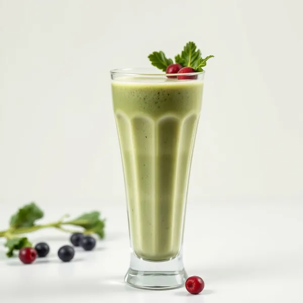 Vegan Kale Pea Milk Smoothie