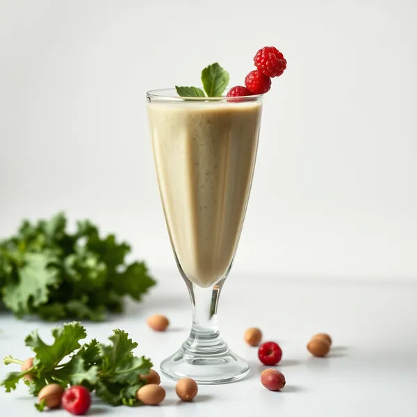 Smoothie Vegano de Couve e Leite de Pistache