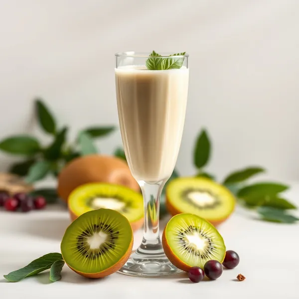 Vegan Kiwi Hanfmilch Smoothie