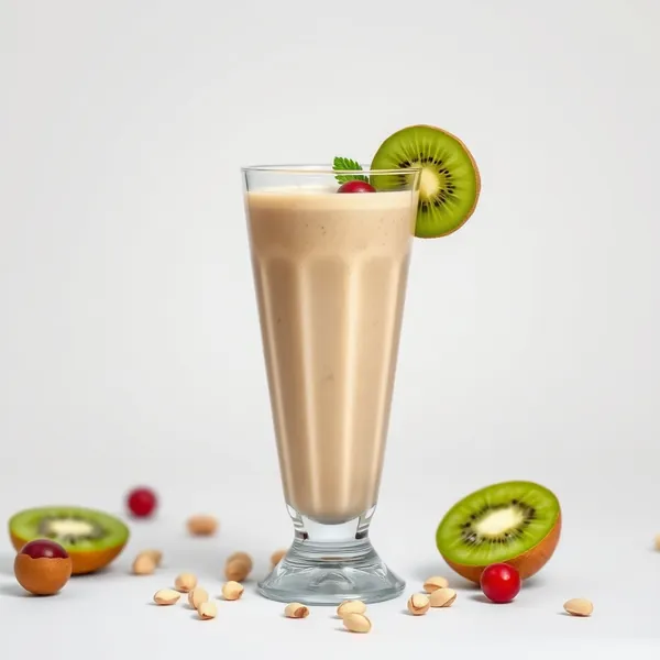 Smoothie Vegano de Kiwi e Leite de Pistache