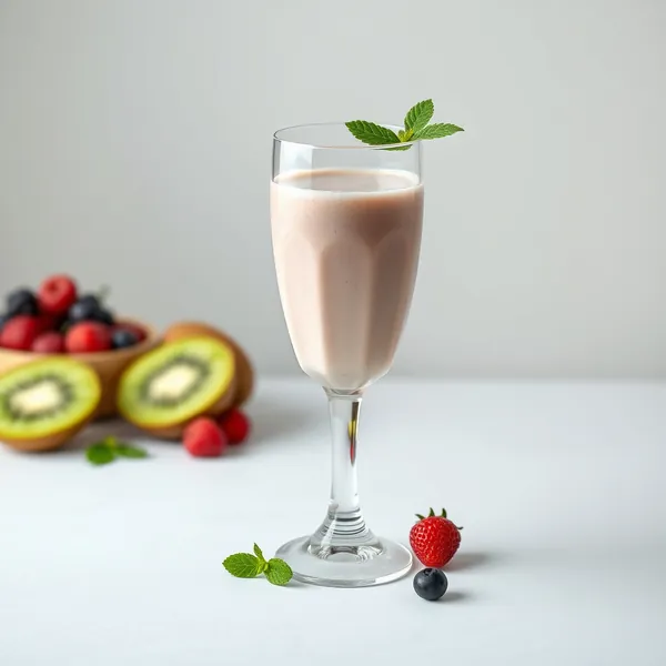 Vegan Kiwi Dinkelmilch Smoothie