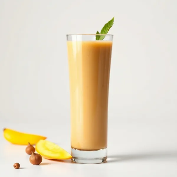 Vegan Mango Hazelnut Milk Smoothie