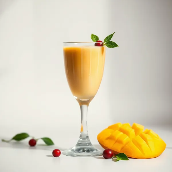 Vegan Mango Hanfmilch Smoothie