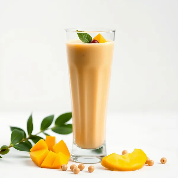 Vegan Mango Pea Milk Smoothie