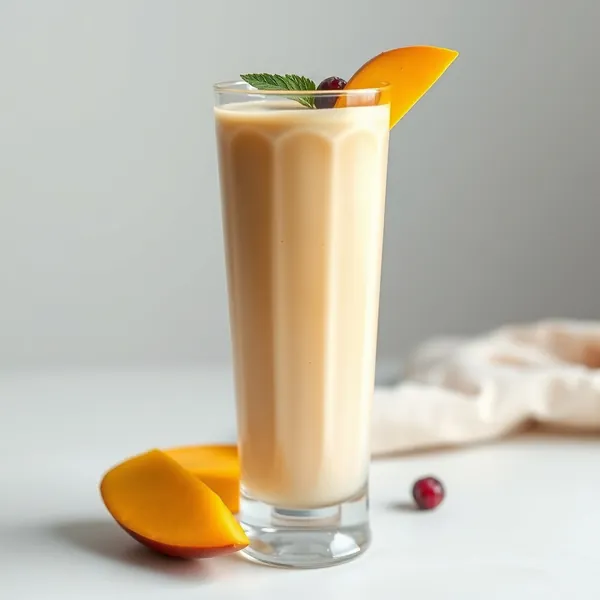 Smoothie Vegano de Manga e Leite de Espelta