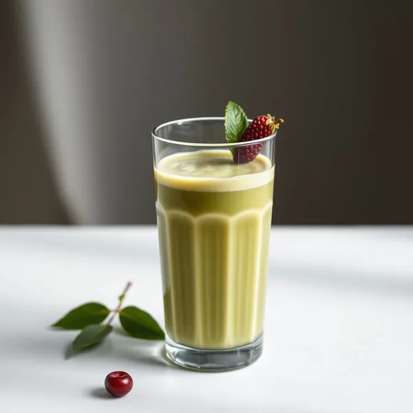 Smoothie au Lait de Macadamia et Matcha Vegan