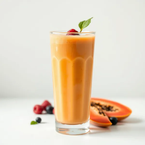 Vegan Papaya Kefir Smoothie