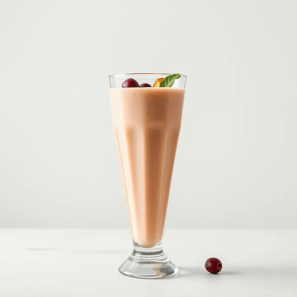 Smoothie Vegan à la Pêche et au Lait de Chanvre