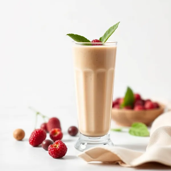 Vegan Peanut Butter Hazelnut Milk Smoothie