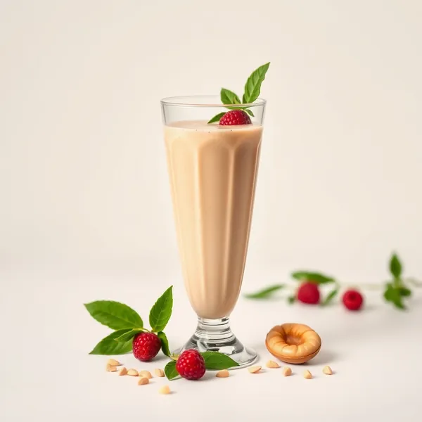 Smoothie Végane au Beurre de Cacahuète et Lait de Cannabis