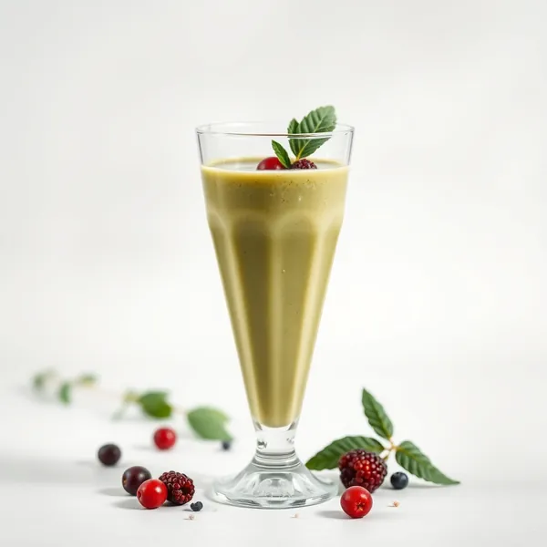 Smoothie Végane au Beurre de Cacahuète et Matcha