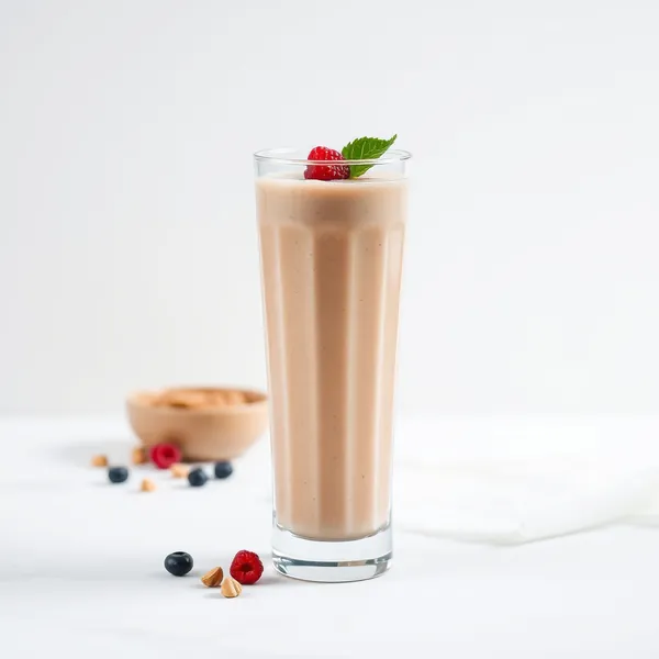 Smoothie Vegan au Beurre de Cacahuète et Lait d'Épeautre