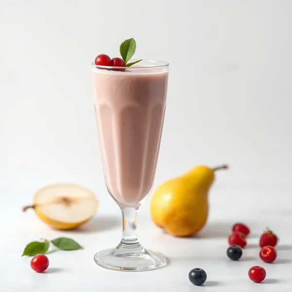 Smoothie Vegano de Pera e Leite de Caju