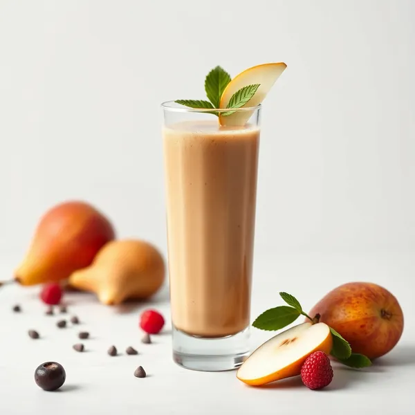 Smoothie de Café Frio com Pera Vegano