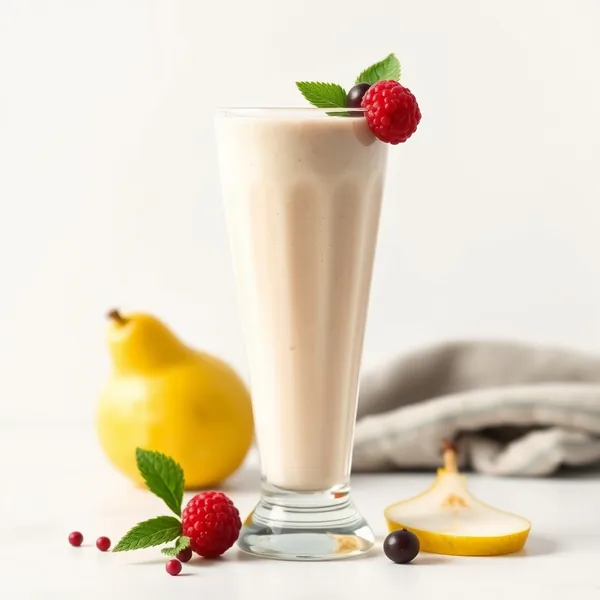 Smoothie Vegan à la Poire et au Yaourt Grec