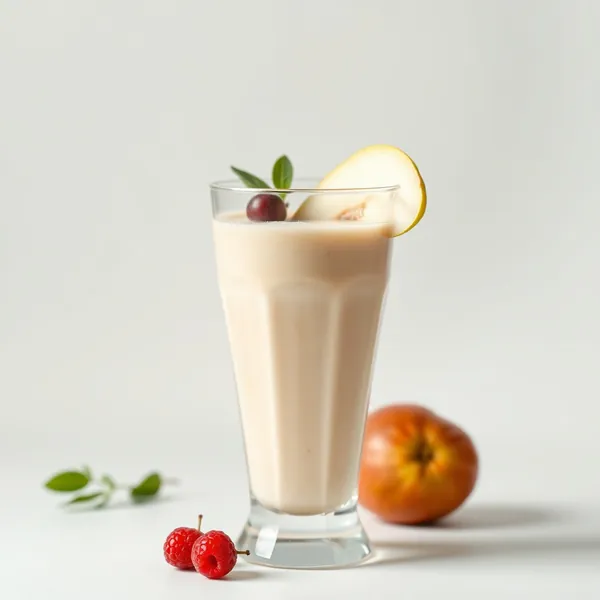 Smoothie Vegano de Pera e Leite de Cânhamo
